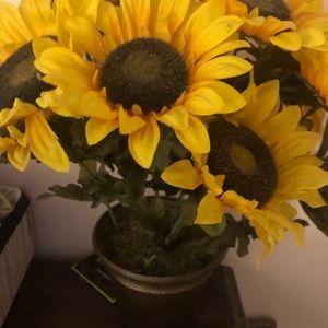 Faux Bouquet Sunflowers